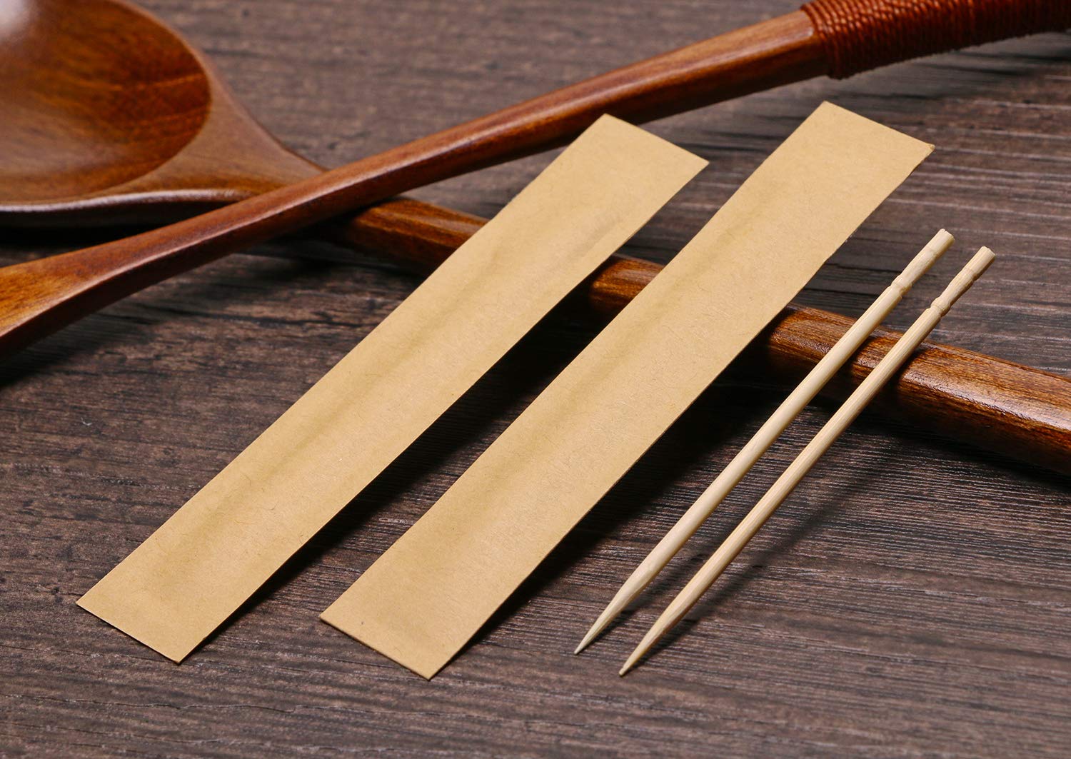 Onlkxy 200 Pairs(400 Pcs)Diner-Grade Toothpick Natural Bamboo Dental For Restaurant Hotel Tableware Decor Tools